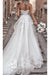 Boho Sweetheart Tulle Long Beach Charming Appliques Wedding Dress - Wedding Dresses