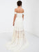Boho Wedding Dress 2021 Lace Off The Shoulder A Line Floor Length Lace Bridal Gown
