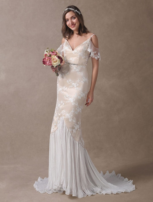 Sexy Slit Plus Size Summer Wedding Dress – daisystyledress