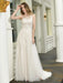 Bridal Dress 2021 One Shoulder Sleeveless Buttons Bridal Dresses With Train
