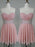 Bridelily A-Line Chiffon Sweetheart Sleeveless Short/Mini With Beading Prom Dresses - Prom Dresses