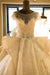 Bridelily Cap Sleeve Appliques Tulle A-line Wedding Dress - wedding dresses