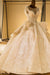 Bridelily Cap Sleeve Appliques Tulle A-line Wedding Dress - wedding dresses