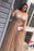 Bridelily Plus-Size Stunning Long-Sleeve Tulle Split Crystal Prom Dress - Prom Dresses