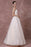 Champagne Lace Wedding Dress Backless Bridal Gown Floor-length A-line Beading Luxury Bridal Dress