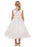 Flower Girl Dresses Champagne Jewel Neck Sleeveless Formal Kids Pageant Dresses