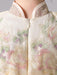 Flower Girl Dresses Champagne Designed Neckline Short Sleeves Bows Knee-Length Kids Party Dresses
