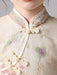 Flower Girl Dresses Champagne Designed Neckline Short Sleeves Bows Knee-Length Kids Party Dresses