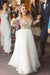 Charming Newest Beading Gorgeous Long Sleeves Unique Tulle Wedding Dress - Wedding Dresses