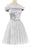 Cheap the Short Prom Lace Cute Off Shoulder Party Dress with Belt - Prom Dresses