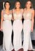 Cheap V Neck Long Dresses with Belt Unique Mermaid Bridesmaid Dress - Prom Dresses