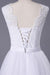 Chic Illusion Lace Tulle A-line Wedding Dress - Wedding Dresses