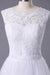 Chic Illusion Lace Tulle A-line Wedding Dress - Wedding Dresses