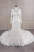 Chic Long Sleeve Appliques Mermaid Wedding Dress - Wedding Dresses