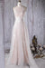 Chic Ruffle Floor Length Tulle A-line Wedding Dress - Wedding Dresses