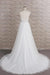 Chic Spaghetti Strap Appliques Tulle Wedding Dress - Wedding Dresses