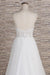 Chic Spaghetti Strap Appliques Tulle Wedding Dress - Wedding Dresses
