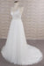 Chic Spaghetti Strap Appliques Tulle Wedding Dress - Wedding Dresses