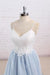 Chic Spaghetti Strap Organza A-line Wedding Dress - Wedding Dresses