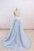 Chic Spaghetti Strap Organza A-line Wedding Dress - Wedding Dresses