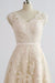 Chic V-neck Appliques A-line Tulle Wedding Dress - Wedding Dresses