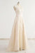 Chic V-neck Appliques A-line Tulle Wedding Dress - Wedding Dresses