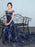 Constellation Dress Dark Navy Evening Dress 2021 Sexy A Line Scoop Neck Sequin Star Tulle Formal Party Dresses With Train