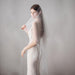 1.2M One Layer Ivory Pearl Beaded Soft Wedding Veils | Bridelily - wedding veils