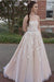 Custom-made Lace Appliques Tulle Long Wedding Dress - Wedding Dresses