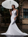 Customize Wedding Dress With Train Sleeveless Beaded Square Neck Bridal Gowns
