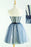 Cute Sweetheart Tulle Homecoming with Beads A Line Appliqued Short Prom Dress - Prom Dresses