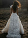 Deep V Neck Short Sleeve Backless A Line Wedding Dresses - wedding dresses
