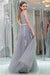 Double V Neck Long Evening Dress Chiffon Bridesmaid Dresses - bridesmaid dresses