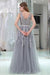 Double V Neck Long Evening Dress Chiffon Bridesmaid Dresses - bridesmaid dresses
