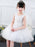 Flower Girl Dresses Jewel Neck Sleeveless Bows Kids Party Dresses