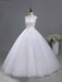 Elegant Beads Lace-Up Ruffles Wedding Dresses - wedding dresses