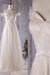 Elegant Cold-shoulder Sweep Train Wedding Dress - Wedding Dresses