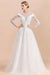 Elegant Floor Length Lace Long Sleeve Wedding Dress - Wedding Dresses