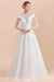 Elegant Floor Length Lace Long Sleeve Wedding Dress - Wedding Dresses
