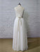 Elegant Floor Length Lace Tulle A-line Wedding Dresses - wedding dresses