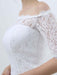 Elegant Half-Sleeves Lace Mermaid Wedding Dresses - wedding dresses