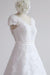 Elegant Lace Cap Sleeve Tulle A-line Wedding Dress - Wedding Dresses