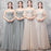 Elegant Off Shoulder Floor Length Tulle Prom Dress Bridesmaid Dresses - Prom Dresses