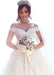 Elegant Portrait Sleeveless Ball Gown Wedding Dresses - wedding dresses