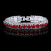 Elegant Red Crystal Necklace Earrings Bracelet Jewelry Sets | Bridelily - jewelry sets