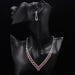 Elegant Red Crystal Necklace Earrings Bracelet Jewelry Sets | Bridelily - jewelry sets