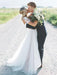 Elegant Short Sleeves Lace Tulle Wedding Dresses - wedding dresses