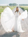 Elegant Short Sleeves Lace Tulle Wedding Dresses - wedding dresses