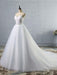 Elegant Spaghetti-Strap Lace Sashes Tulle Wedding Dresses - wedding dresses