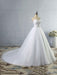 Elegant Spaghetti-Strap Lace Sashes Tulle Wedding Dresses - wedding dresses